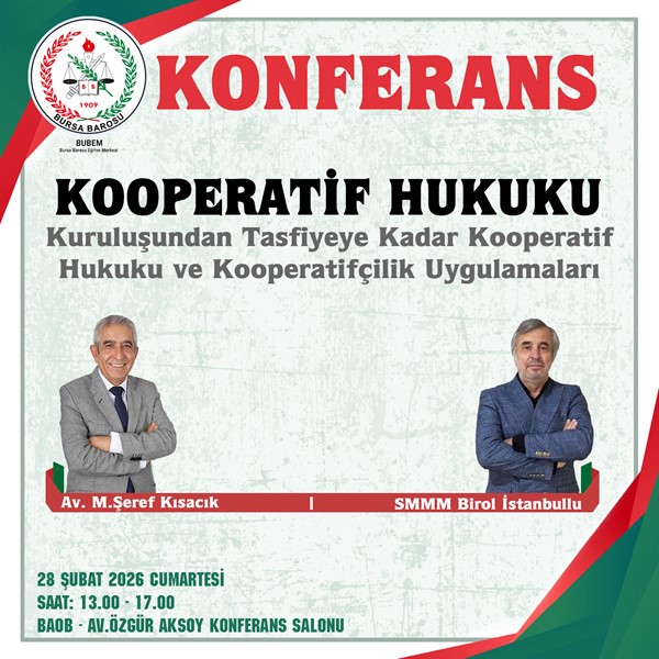 KONFERANS "Kooperatif Hukuku"